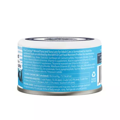 Pure Cravings Mercury Tested Adult Wet Cat Food - Grain Free, Minced, 3 Oz - Image 2