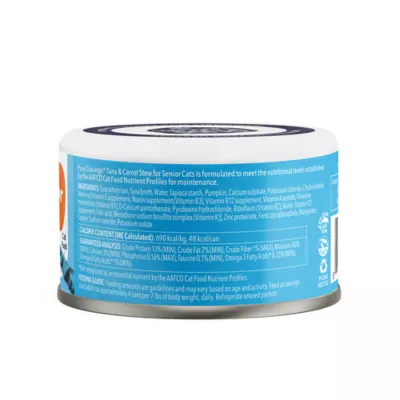 Pure Cravings Mercury Tested Senior Wet Cat Food - Grain Free, Stew, 2.47 Oz - Image 2