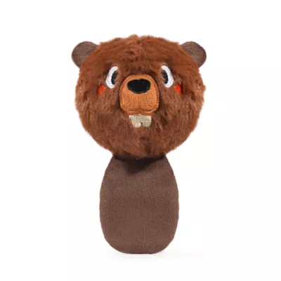 HugSmart Canada Day Beaver Ball Dog Toy - Image 1