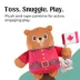 HugSmart® Mountie Beaver Squeaky Rope Plush Canada Dog Toy image thumbnail 3