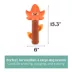 HugSmart® Maple Leaf Squeaky Plush Canada Dog Toy image thumbnail 2