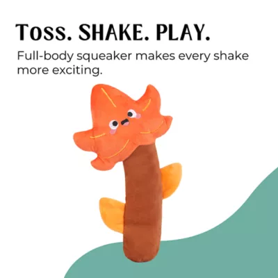 HugSmart® Maple Leaf Squeaky Plush Canada Dog Toy - Image 3