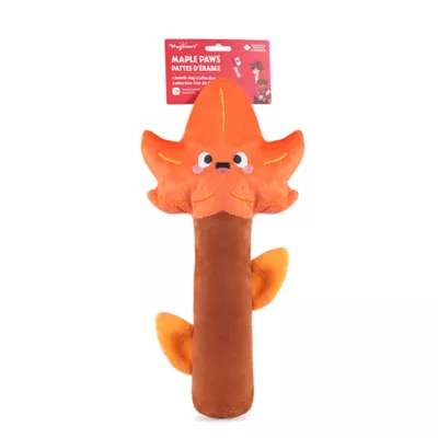 HugSmart® Maple Leaf Squeaky Plush Canada Dog Toy - Image 4