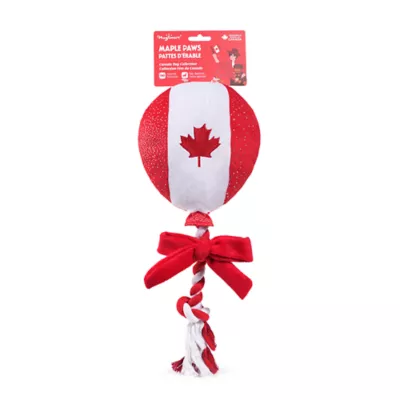 HugSmart® Canada Flag Balloon Rope Plush Dog Toy - Image 4
