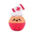 HugSmart Canada Day Cupcake Ball Dog Toy image thumbnail 1