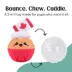 HugSmart® Squeaky Spiky Ball Plush Cupcake Canada Dog Toy image thumbnail 3
