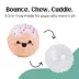 HugSmart® Squeaky Spiky Ball Plush Pawbit Canada Dog Toy image thumbnail 3
