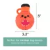 HugSmart® Squeaky Spiky Ball Plush Maple Syrup Canada Dog Toy image thumbnail 2