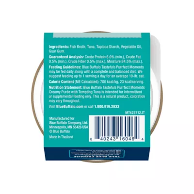 Blue Buffalo Tastefuls Purrfect Moments Lickable Adult Cat Treats - Creamy Puree, 1.2 Oz - Image 2