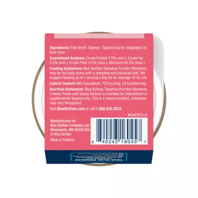Blue Buffalo Tastefuls Purrfect Moments Lickable Adult Cat Treats - Creamy Puree, 1.2 Oz - Image 2