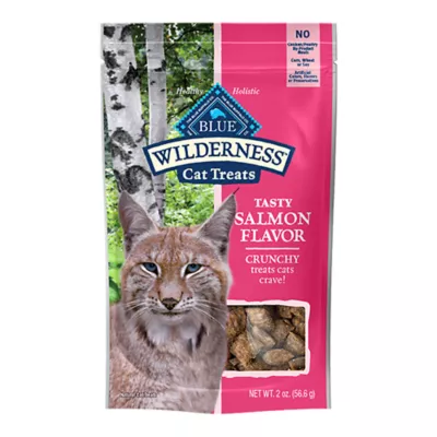 Blue Buffalo Wilderness™ Adult Crunchy Cat Treats - Salmon - Image 1
