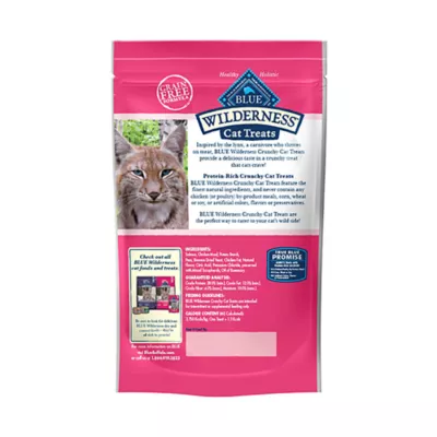 Blue Buffalo Wilderness™ Adult Crunchy Cat Treats - Salmon - Image 2