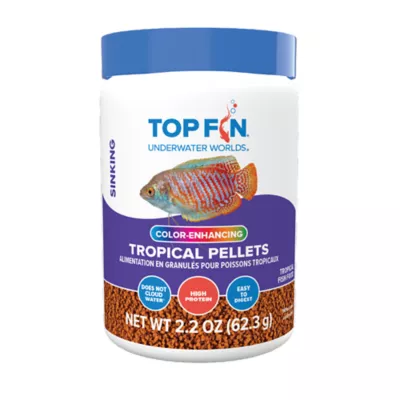 Top Fin® Tropical Fish Food Pellets - 2.2 oz - Image 1