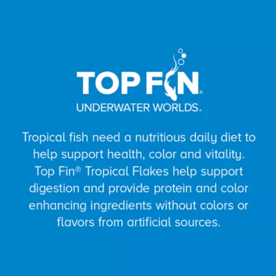 Top Fin® Color Enhancing Tropical Flakes Fish Food - Freshwater Fish Food - 1-7.06 oz - Image 5