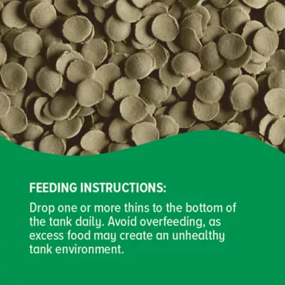 Top Fin® Pleco Thins Fish Food with Spirulina - Bottom Feeder Fish Food - 1.5-3 oz - Image 3