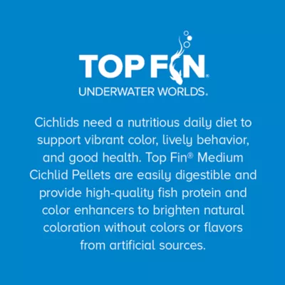 Top Fin® Color Enhancing Cichlid Pellets - Fish Food, Fish Tank Pellets - 5.99 oz - Image 5