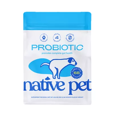Native Pet Dog Probiotic Digestive Health Powder Supplement, Made with Grassfed Beef, 1.7- 32.8oz - Image 1
