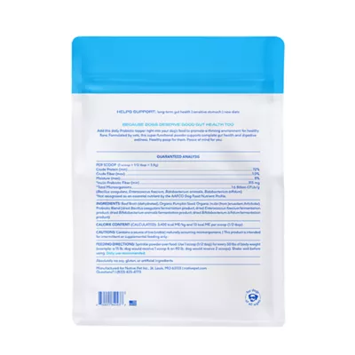 Native Pet Dog Probiotic Digestive Health Powder Supplement, Made with Grassfed Beef, 1.7- 32.8oz - Image 2