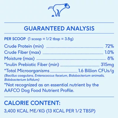 Native Pet Dog Probiotic Digestive Health Powder Supplement, Made with Grassfed Beef, 1.7- 32.8oz - Image 7