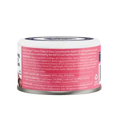 Pure Cravings Mercury Tested Adult Wet Cat Food - Grain Free, Flakes in Consomme, 3 Oz - Image 2