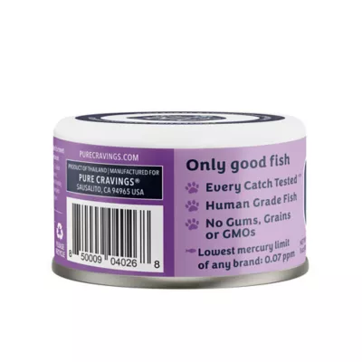 Pure Cravings Mercury Tested Adult Wet Cat Food - Grain Free, Flakes in Consomme, 3 Oz - Image 3