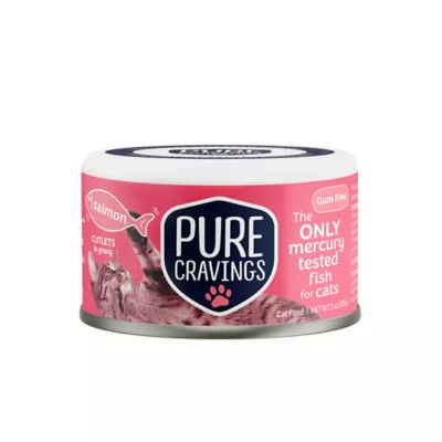 Pure Cravings Mercury Tested Adult Wet Cat Food - Grain Free, Cutlets in Gravy, 3 Oz - Image 1