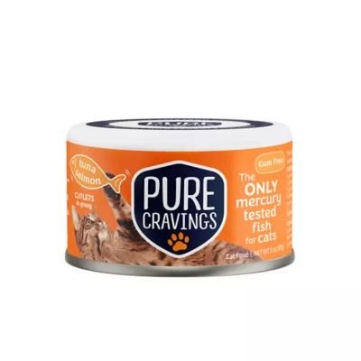 Pure Cravings Mercury Tested Adult Wet Cat Food - Grain Free, Cutlets in Gravy, 3 Oz - Image 1