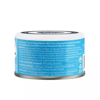 Pure Cravings Mercury Tested Adult Wet Cat Food - Grain Free, Pate, 3 Oz. - Image 2