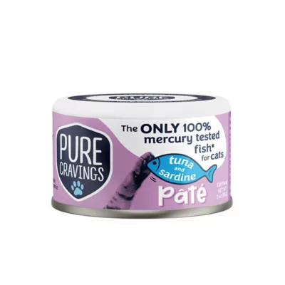Pure Cravings Mercury Tested Adult Wet Cat Food - Grain Free, Pate, 3 Oz. - Image 1