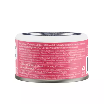 Pure Cravings Mercury Tested Adult Wet Cat Food - Grain Free, Pate, 3 Oz. - Image 2