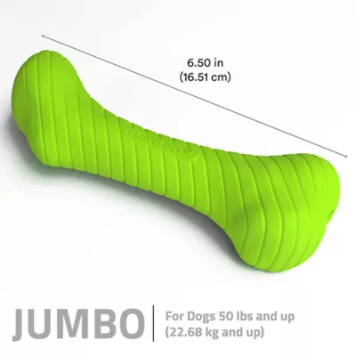Playology Sweet Potato Scented Crunchy Femur Dog Toy, Jumbo - Image 5
