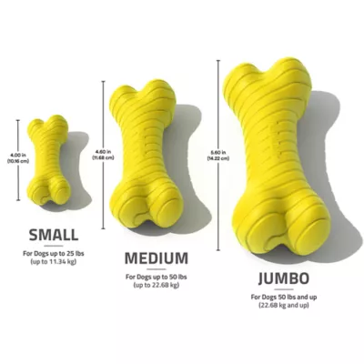 Playology® Chicken Scented Dual Layer Bone Dog Toy, Small - Image 5