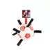 FIFA Power Red & White Grip Soccer Ball Dog Toy image thumbnail 1