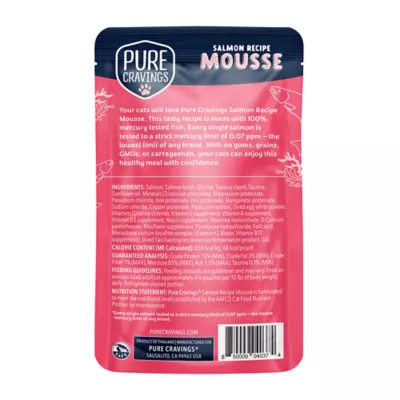 Pure Cravings Mercury Tested Adult Wet Cat Food - Grain Free, Mousse, 2.8 Oz - Image 2