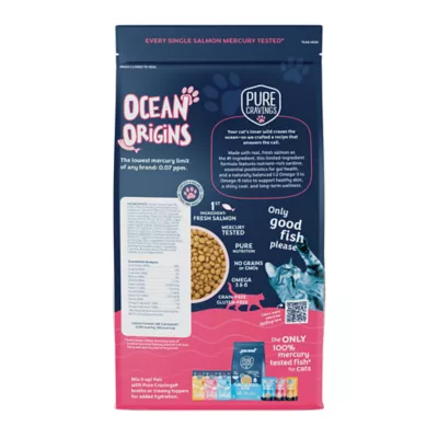 Pure Cravings Mercury Tested All Life Stages Dry Cat Food - Grain Free, Salmon & Sardine - Image 2