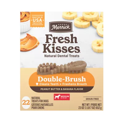 Merrick Fresh Kisses All Life Stages Dental Dog Treats - Medium - Image 1