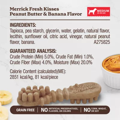 Merrick Fresh Kisses All Life Stages Dental Dog Treats - Medium - Image 5