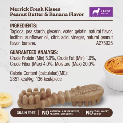 Merrick Fresh Kisses All Life Stages Dental Dog Treats - Large - Image 5