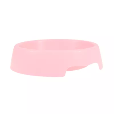 Top Paw® Basic Plastic Dog Bowl 27oz , Pink/Green/Blue - Image 1