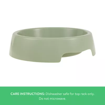 Top Paw® Basic Plastic Dog Bowl 27oz , Pink/Green/Blue - Image 3