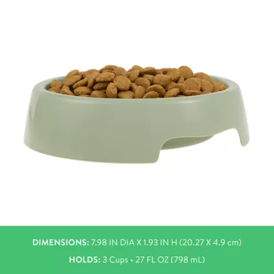 Top Paw® Basic Plastic Dog Bowl 27oz , Pink/Green/Blue - Image 4