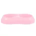Top Paw® Plastic Double Diner Dog Bowl, 12OZ & 27OZ, Blue/Pink/Green image thumbnail 1