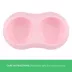 Top Paw® Plastic Double Diner Dog Bowl, 12OZ & 27OZ, Blue/Pink/Green image thumbnail 3