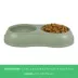 Top Paw® Plastic Double Diner Dog Bowl, 12OZ & 27OZ, Blue/Pink/Green image thumbnail 4