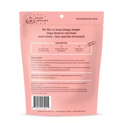 Bocce's Bakery All Life Stages Jerky Dog Treat - Beef 4 oz - Image 2