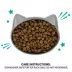 Whisker City® Grey Elevated Cat Ear Melamine Cat Bowl 6 FL OZ image thumbnail 3