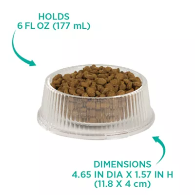 Whisker City® Clear Acrylic Cat Bowl 6 FL OZ - Image 4