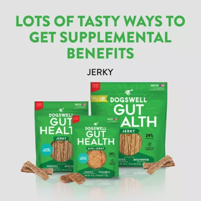 DOGSWELL® Gut Health All Life Stages Jerky Dog Treat - Lamb 10 oz - Image 5
