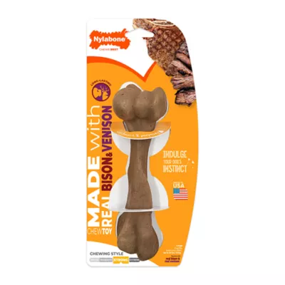 Nylabone® Meat Stick Dog Toy, Bison & Venison - Image 1