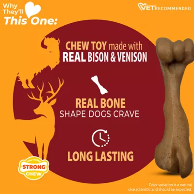 Nylabone® Meat Stick Dog Toy, Bison & Venison - Image 4
